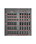 Top Tier 66 Piece Impact Socket Set With Ratchet Handle Covers All Metric And Standard Sizes From 3/8 Inch To 1-1/4 Inch Plus Adapters For Your Next Big Job. Metric and SAE impact sockets