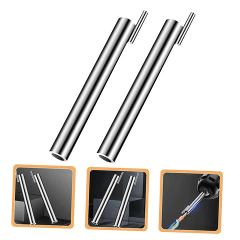 Straight Shooter 2 Piece Electrician Wire Twisting Tools Automatic Wire Stripper For Power Drill, carbon steel, compact design.