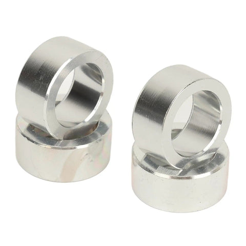 4PC Intermediate Steering Shaft Bushings For Ram 1500 2500 3500 4500 5500 5.9L 6.7L 2003 2022 silver aluminum bushings set.