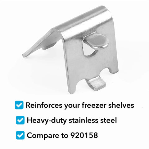 30 Pack Heavy Duty Commercial Freezer Shelf Clips That Fit True And Other Commercial Refrigerators Stainless Steel Model 7122