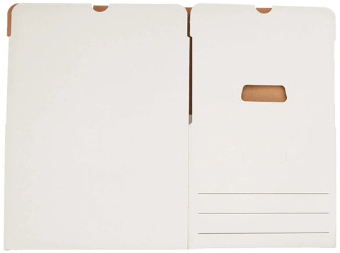 Medium Duty Storage And Filing Boxes With Lids And Handles Legal Letter Size Collapsible Foldable Tape Free Assembly Super Strong 700 Pound Stacking Strength Double Walled Bottom And Ends 12 Pack White Reusable And Easy To Set Up