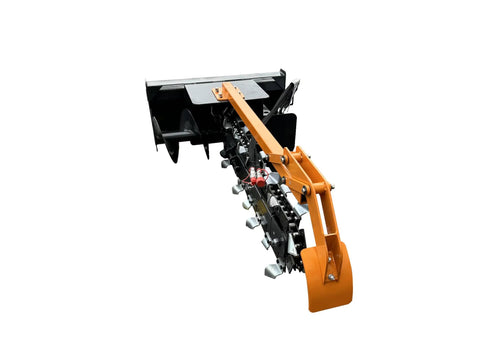Field Trencher Skid Steer Attachment For Farms And Landscapes With 48 Inch Trench Depth And 8 Inch Cutting Width 15 To 25 GPM