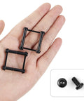 Two Pack Anti Slip Rotation Pins With Locking Action, Heavy Duty Steel Construction, Corrosion Resistant Coating, Anti Walk Design That Prevents Rotation Or Slippage In Harsh Environments, Ideal For Machinery, Equipment, And Industrial Setups, black pin set in hand