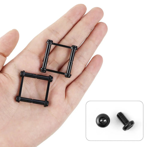 Two Pack Anti Slip Rotation Pins With Locking Action, Heavy Duty Steel Construction, Corrosion Resistant Coating, Anti Walk Design That Prevents Rotation Or Slippage In Harsh Environments, Ideal For Machinery, Equipment, And Industrial Setups, black pin set in hand