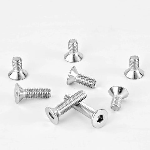 Must Have M3 Flat Head Socket Cap Screws Set In 6mm, 8mm, 10mm, 12mm, And 16mm, Countersunk Bolts, 304 Stainless Steel, Assorted Kit