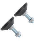 Two Pack Heavy Duty Threaded Leveling Feet Height Adjustable Foot Levelers For Furniture Anti Slip Scratch Resistant Easy Install