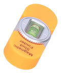 Jauarta Stud Finder with Builtin Level Gauge, Compact Design (Orange) showing the built-in level gauge and magnetic base.