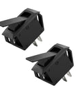 Direct Fit Pellet Stove Hopper Cover Switch Replacement For SRV7000 612 And SRV7000 819 shown in black, angled view