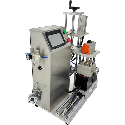 No Sweat Automatic Vacuum Bottle Capper With Responsive Foot Pedal And Smart Touchscreen Commercial Cap Sealer for glass jars