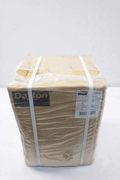 Heavy Duty Submersible Sump Pump Iron Body 1 1/2 Inch Discharge 1/2 HP 120V AC Motor packaged in a sealed box.