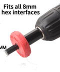 Push Button Start Electric Engine Drill Bit Adapter 8mm Hex fits all interfaces for lawn mower and string trimmer tool