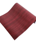 Snag This Zero Hassle Peel And Stick Wallpaper For Cabinet Covering Hella Durable Brown Pvc Material Kitchen Wall Sticker folded roll with wood grain design.