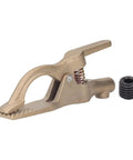 Heavy Duty 35mm Brass Welding Ground Clamp With Super High 500 Amp Conductivity And Oxidation Resistant Body for stable setups