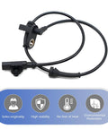 yorpyep car wheel speed sensor, rear-left ABS sensor, black