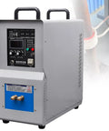 Heavy Hitting 15KW Industrial Induction Heater Plus Top Shelf 30 To 100KHz frequency conversion with water cooling features.