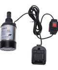 Badass Cordless Submersible Sump Pump With Brushless Motor And Rechargeable Battery Setup for easy dewatering solution.