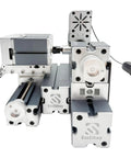 EssEthmy 60W Mini Metal Wood Lathe, Precision Bead Turner With 12k RPM close-up of motor and metal body for crafting.