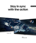 Comparison of AMD FreeSync ON and OFF on ViewFinity S50GC 34 Inch Ultrawide QHD Monitor With 100Hz Refresh, 5ms, HDR10