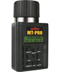 MT Pro Portable Grain Moisture Tester With Digital Meter Readout And Carrying Case Direct Readout For Forty Grain Scales Grab-and-Go Convenience Detects High Moisture Up To Forty Percent Illuminated Multilingual Display, black handheld unit