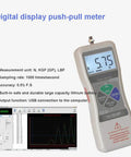 Digital Push And Pull Force Tester With Peak Hold And High Resolution Sensor Dynamometer For Compression And Tension 1000N Capacity Top Notch Accuracy For Material Testing, handheld display