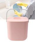 Pink Compact Countertop Dishwasher With 360 Degree Rotating Spray And Fifteen Minute Automatic Shutoff, compact design for easy use and storage.