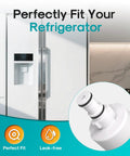 Everydrop 5 Water Filter Replacement 3 Pack, NSF Certified 401 473 53, shows filter fit for Whirlpool refrigerator system