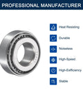 Heavy Duty Tapered Roller Bearing Cone And Cup Set With 20mm Bore, 42mm Outer Diameter, 15mm Cup Width, Chrome Steel, professional.