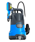 Portable Submersible Sump Pump 1HP Automatic Water Transfer for clean and dirty water with float switch 4000 GPH unit view.