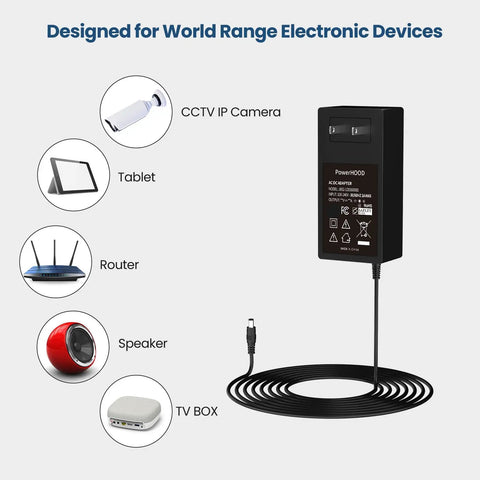 12V DC Power Adapter For Korg I3 Music Workstation 61 Key Arranger Keyboard Replacement Wall Charger Plug In Ready Low Noise Output 100 To 240V AC Input Wide Voltage DC12V Power Supply Cord Cable Battery Charger with universal compatibility for world range electronic devices including CCTV camera, tablet, router, speaker, and TV box.