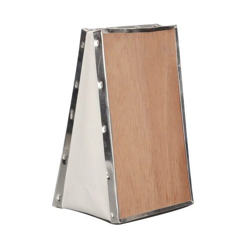 Beekeeper Bee Smoker Bellow PVC Leather Plywood Box Beekeeping Equipment Replacement With Clip For Beehive Home Gardening Durable Portable