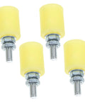 Heavy Duty Sliding Gate Guide Rollers Set Nylon Gate Wheels For Smooth Quiet Operation 4 Pcs Gate Roller Replacement