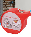 Pro Grade High Temp Pipe Repair Tape for Fast Sealing and No Leak Prevention, Hose Repair Cord and Thread Sealant, red tape