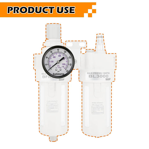 2 Inch Dial Air Pressure Gauge For Air Compressors And Filters Center Back Mount Quarter Inch NPT 0 To 160 PSI Brass Internals