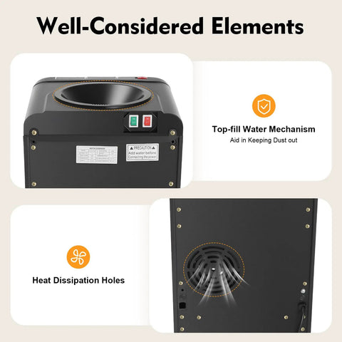 Top Loading Water Cooler With Three Temperature Options Hot Cold Warm For Three Or Five Gallon Bottles Stainless Steel Liner