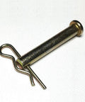 Built Tough Heavy Duty Carbon Steel Single Hole Clevis Pins 8mm X 45mm With R Shaped Spring Cotter Pins And Flat Head For Mower And Tractor Fasteners Zinc Plated For Rust Resistance Reusable Hardware