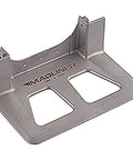 14 By 7 And A Half Inches Die Cast Aluminum Nose Plate For Hand Truck Replacement, Heavy Duty Nose Guard With Recessed Heel, Silver Finish, Durable Dolly Upgrade.
