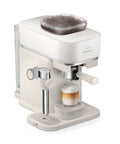 Bean To Cup Espresso Maker Featuring A Built In Grinder And Auto Milk Frother Delivering Thick Microfoam With A Rock Solid 16 Bar Pump for easy home brewing.
