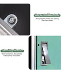 Magnetic Silent Lock and Zinc Alloy Handle for No Sweat Install Aluminum Frame Drywall Access Door Hidden Plumbing Inspection Hatch.