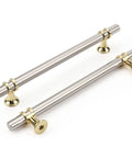 10 Pack Brushed Nickel Cabinet Pulls Barrel Style Handles for kitchen cabinets dressers nightstands bathrooms