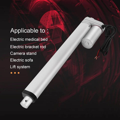 Heavy Duty 750N 24V Linear Actuator With Built In Stroke Switch 300mm Stroke Quiet Permanent Magnet DC Motor for medical beds