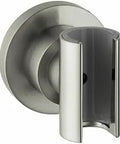 Luxury Brushed Nickel Handheld Shower Head Holder With Sleek Lightweight Metal Look Easy Clean Techniflex Sleeve Fits Raindance And Croma