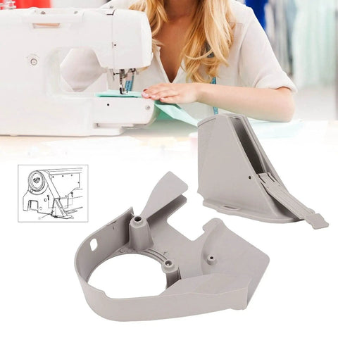 Industrial Sewing Machine Pulley Belt Guard Pro Grade Heavy Duty Plastic Protective Cover With Easy Install shown detached