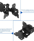 Heavy Duty Gate Hinges 2 Pack For Wooden Fences And Barn Doors Self Closing Outdoor Gate Hardware Tough As Nails
