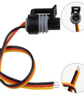 Injection Control Pressure Sensor Kit With Harness For 7.3 Powerstroke Diesel Fits Ford F 350 F 250 Econoline wires and connector