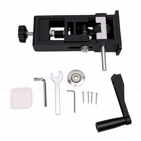 Kick The Boring Manual Jobs To The Curb With This Badass Hand Crank Wire Stripper Machine! Featuring Hardened Blades.