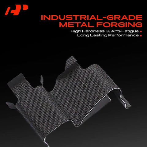 A-Premium Rear Disc Brake Hardware Kit Fits Toyota Tundra Sequoia Lexus Lx570 With Premium Steel Components Ensures Smooth Stops And Peak Performance For Your Ride, steel clip set