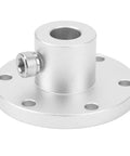 Heavy Duty Fabater Flange Shaft Coupling For 12mm Aluminum Motor Shafts With Hex Screws, durable silver aluminum design with hex screw.