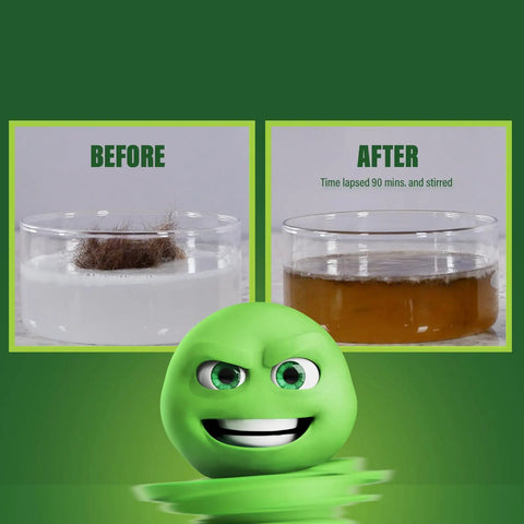 Drain Opening Pacs For Clogged Toilets Sinks Showers And Tubs Hair Clog Remover Before and After Demonstration