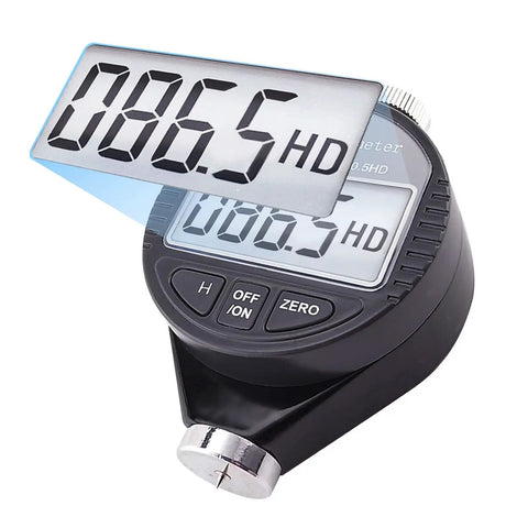 Portable Digital Durometer For D Hardness 0 To 100HD Range Pro Grade Tool For Rubber Tires Plastics Thermoplastics Flooring And Bowling Balls With Large LCD Display
