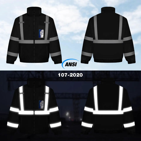 No Nonsense High Visibility Waterproof Jacket With Loud Reflective Strips And Deep Cargo Pockets To Keep You Bone Dry Through Rough Seasons Built From Heavy Duty Storm Shield Fabric For Tradesmen And Weekend Warriors